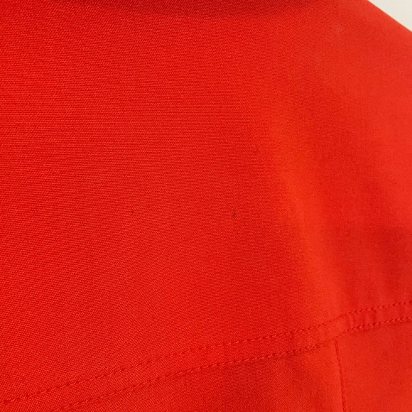 Michael Kors Orange Belted Utility Dress Gold Hardware Size XS EUC - Picture 10 of 10